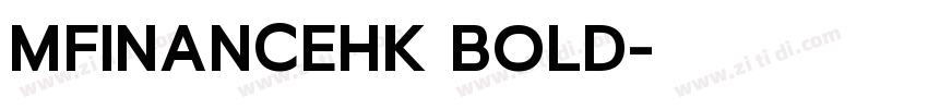 MFINANCEHK BOLD字体转换